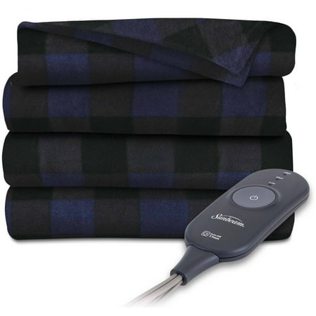 Sunbeam Electric Heated Fleece Throw Blanket, 60-Inch by (Best Heated Throw Blanket)