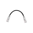 thumbnail image 4 of Monoprice SlimRun - Patch cable - RJ-45 (M) to RJ-45 (M) - 6 in - UTP - CAT 6 - booted, snagless, stranded - black, 4 of 6