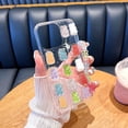 thumbnail image 2 of Cute Phone Cases Cute Transparent Phone Case para 16 + 16 Pro 16 Max Super Kawaii Bear Fun Soft Protector Phone Case Cover Teléfono Claro, 2 of 9
