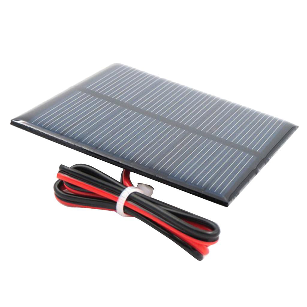 Street Light 5.5V 80mA 5 Pcs Solar Power Panel with Cable for Garden Lamp 
