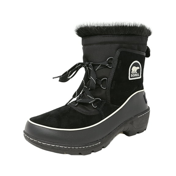 Sorel Women's Tivoli Iii Black / Light Bisque High-Top Leather Snow Boot - 6.5M