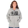 thumbnail image 4 of Never Trust an Atom Science Nerd Geek Zip Up Hoodie Men's Women's Brisco Brands M, 4 of 6