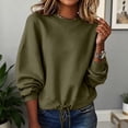 thumbnail image 2 of Ounisa Women's Winter Fashionable Casual Sweatshirt Long Sleeved Pullover Sweatshirt Hooded Sweatshirt, 2 of 8