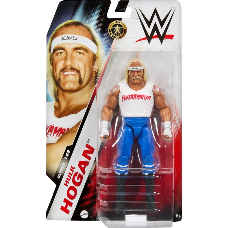 WWE Hulk Hogan Action Figure, 6-inch Collectible Superstar with