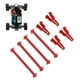 thumbnail image 4 of Juego De Juntas Diff Cup Outdrives, Alto Rendimiento De Aluminio Diff Outdrives Joint Cup Durabilidad Fuerte Resistencia Al Desgaste Para 1/18 RC Car ANGGREK Rojo, 4 of 8