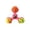 A004- Pink, variant on Parrot Spinner Bell Toy, Pink, 1 Pack, Interactive Foraging Toy for Parrot Bird Play