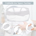 thumbnail image 6 of HEETLY 76L Collapsible Laundry Basket, Pop Up Mesh Laundry Hamper with Handles, Reinforced Steel Ring & Upgraded Durable Material, Foldable Laundry Basket for Dorm Travel Bathroom, 6 of 7