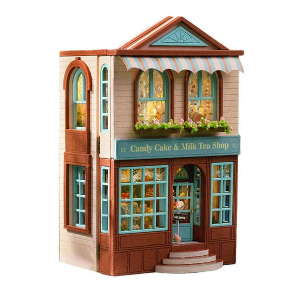 Yinanstore DIY Doll Houses Miniature Kits Dollhouse Handmade Toy Crafts Collectibles Artwork Educational Toy for Boy Girls Teens Friends