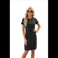 thumbnail image 3 of Vestido Negro de Cuello Redondo y Corta XXL, 3 of 10