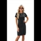 thumbnail image 3 of Vestido Negro de Cuello Redondo y Corta XXL, 3 of 10