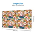 thumbnail image 3 of Kdxio Retro Summer Stamp Print Large Gaming Mouse Pad,Non-Slip Base,Water Resist Keyboard Pad for Gamer,Office & Home,29.5 x 15.8 in, 3 of 9