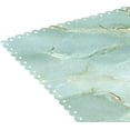 thumbnail image 5 of Ryvnso Placemats Set of 4 Green Golden Marble Dining Mats Heat-Resistant Non-Slip Washable Table Mat, 5 of 8