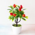 thumbnail image 3 of Arbre Fruitier Artificiel Réaliste en Plastique Adorable Simulation pour Mariage, 3 of 8