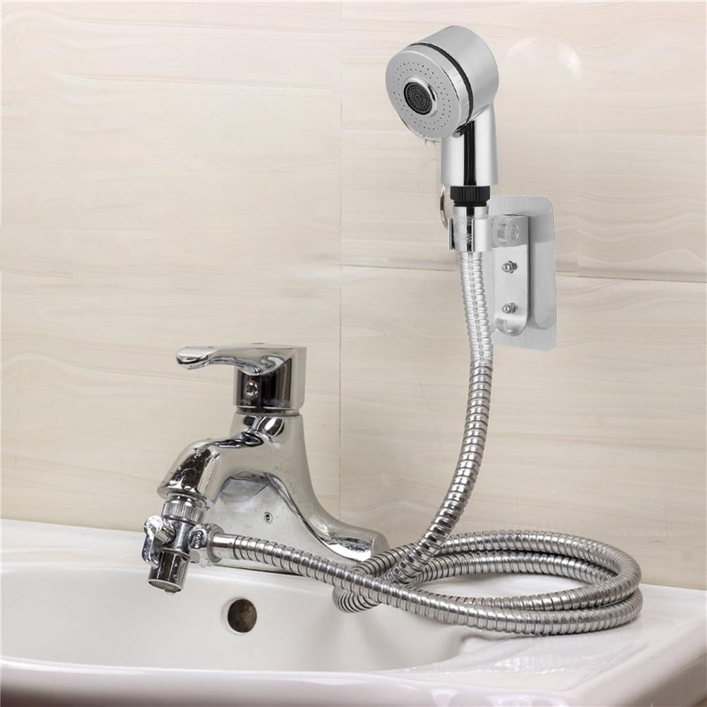 LYUMO Home Bathroom Hand Shower Sprayer Hair Washing Kit Faucet Converter Adapter Set