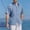 #Light Blue, variant on DPTALR George Men's Short Sleeve Linen Button Down Shirts,Casual Business Dress,Beach Fashion Summer Tops,White,Big and Tall Men M