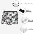 thumbnail image 3 of Balery Hawaii Palms Calzoncillos bóxer para hombre, ropa interior de algodón suave y transpirable con cinturilla de nailon-XX-Large, 3 of 5