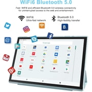 10 Inch Tablet Android 15 Tablets With Case Stylus 8GB (3+5 expansion) RAM+32GB ROM Support 1024GB Expand, 6000mah Battery 10 IN Android Tableta, 2MP+8MP Dual Camera WiFi-6 BT5.0, 10.1'' IPS HD Touch