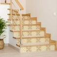 thumbnail image 4 of Mi Alma Orange Yellow Floral Peel & Stick Vinyl Backsplash Tiles 5x5, 24 pcs, 4 of 10