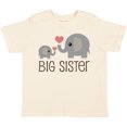 thumbnail image 3 of Inktastic Big Sister Elephant Girls Toddler T-Shirt, 3 of 5