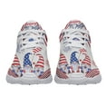 thumbnail image 5 of Patriotic Sneakers Gnomes Happy 4th Of July Print Shoes Lightweight Comfortable Running Shoes for Men Women White Size 7, 5 of 7