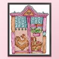 thumbnail image 3 of Agosto Punto Cruz Parcial 14CT Hilo Algodón DIY Impreso Dobladillo Arte 18x26cm, 3 of 9