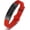 Red, variant on Kabbalistic Tree of Life Amulet Symbol Silicone Strap Bracelet, Occult Astrological Kabbalah Sephiroth Bangle, Spiritual Meditation Healing Jewelry for Unisex, Black