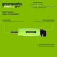 thumbnail image 4 of Greenworks Magnetic Hex Shank Right Angle Drill Attachment PA51407A1, 4 of 7