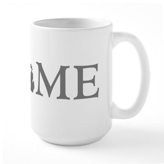 CafePress - Michigan Home Large Mug - 15 oz Ceramic Large White Novelty Mug