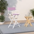 thumbnail image 2 of Silla Director Casual Home 230-01/021-22, altura de barra, color blanco y rosa, 2 of 7