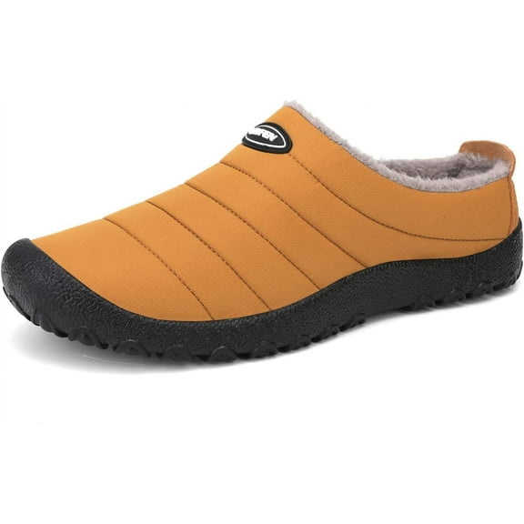 Winter Warm Slippers for Men and Women - Cozy Fuzzy Plush Lining, Slip-On Comfort with Anti-Slip Rubber Sole for Indoor & Outdoor Use