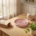 thumbnail image 4 of Pet Slow Eating Bowl Silicone Anti-Choking Dog and Cat Feeding Basin with Suction Cups for Neck and Spine Support, Pink, 4 of 7