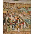 thumbnail image 3 of Maurice Prendergast 12x14 Black Modern Framed Museum Art Print Titled - Ponte Della Paglia, 3 of 5