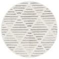 thumbnail image 2 of Safavieh Hi-Lo Abby Diamond Shag Area Rug, Beige/Gray, 6'7" x 6'7" Round, 2 of 10