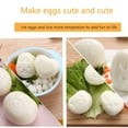 thumbnail image 3 of LNKOO 6 Pcs Boiled Egg Mold Cute Cartoon 3D Egg Ring Mould Bento Maker Cutter Decorating Egg Tool Kitchen Accessories For kitchen, 3 of 7
