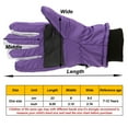 thumbnail image 5 of TAIAOJING Kids Winter Gloves Snow Skating Girls Windproof Gloves Ski Outdoor Snowboarding Warm Boys Gloves Mittens, 5 of 8