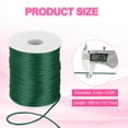 thumbnail image 2 of Uxcell 2mm x 110 Yard Nylon String Cord Beading Satin String for Jewelry Making Dark Green, 2 of 7