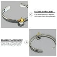 thumbnail image 4 of Open Cuff Bracelets Man Fashion Simple Wrist Bangles Woman Gift Jewelry, 4 of 5