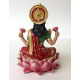 thumbnail image 2 of Pacific Trading Lakshmi Hindu Goddess on Lotus Statue Sculpture, 2 of 3