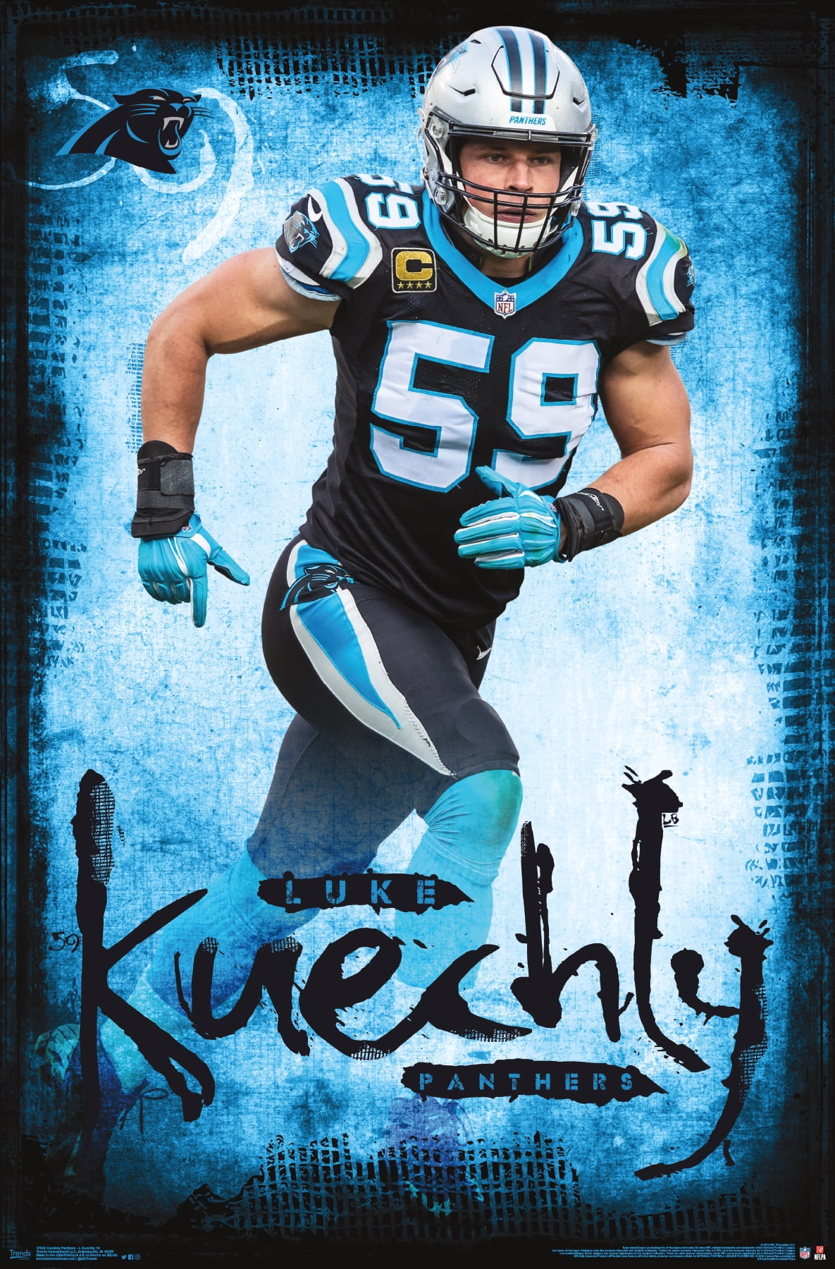 Carolina Panthers - Luke Kuechly Poster - Walmart.com