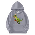 thumbnail image 3 of Sudadera con capucha para niñas y niños, sudadera de manga larga con cuello redondo y estampado de moda, jersey con bolsillo, sudadera de poliéster para niñas, 3 of 8