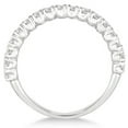 thumbnail image 2 of Half-Eternity Pave-Set Diamond Stacking Ring 14k White Gold (0.75ct), 2 of 3