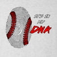 thumbnail image 3 of Wild Bobby, Baseball Fingerprint It's In My DNA, Sports, Men Premium Tri Blend Tee, Heather White, XX-Large, 3 of 5