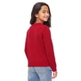 thumbnail image 3 of Actgleam Girls Christmas Sweaters Holiday Winter Boys Long Sleeve Crewneck Pullover Knit Tops,11-12Year, 3 of 9