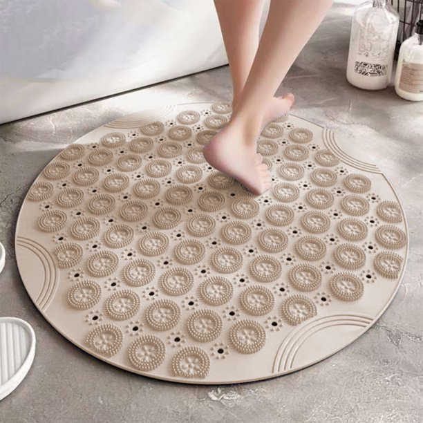 Alfombras de baño, alfombras para sala de estar, alfombra de área, alfombra de baño redonda, antideslizante, alfombra de ducha, alfombra de baño, alfombra de bañera, alfombra impermeable, alfombra de
