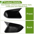 thumbnail image 3 of Reemplazo de tapa de espejo lateral izquierdo y derecho ABS en negro brillante para Ford Mustang 2015-2024, 3 of 7