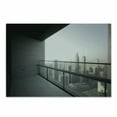 thumbnail image 1 of Modern Cutting Board, City Dubai Landscape Downtown from Balcony Photo Image Print, Decorative Tempered Glass Cutting and Serving Board, Small Size, Charcoal Grey and White, by Ambesonne, 1 of 1