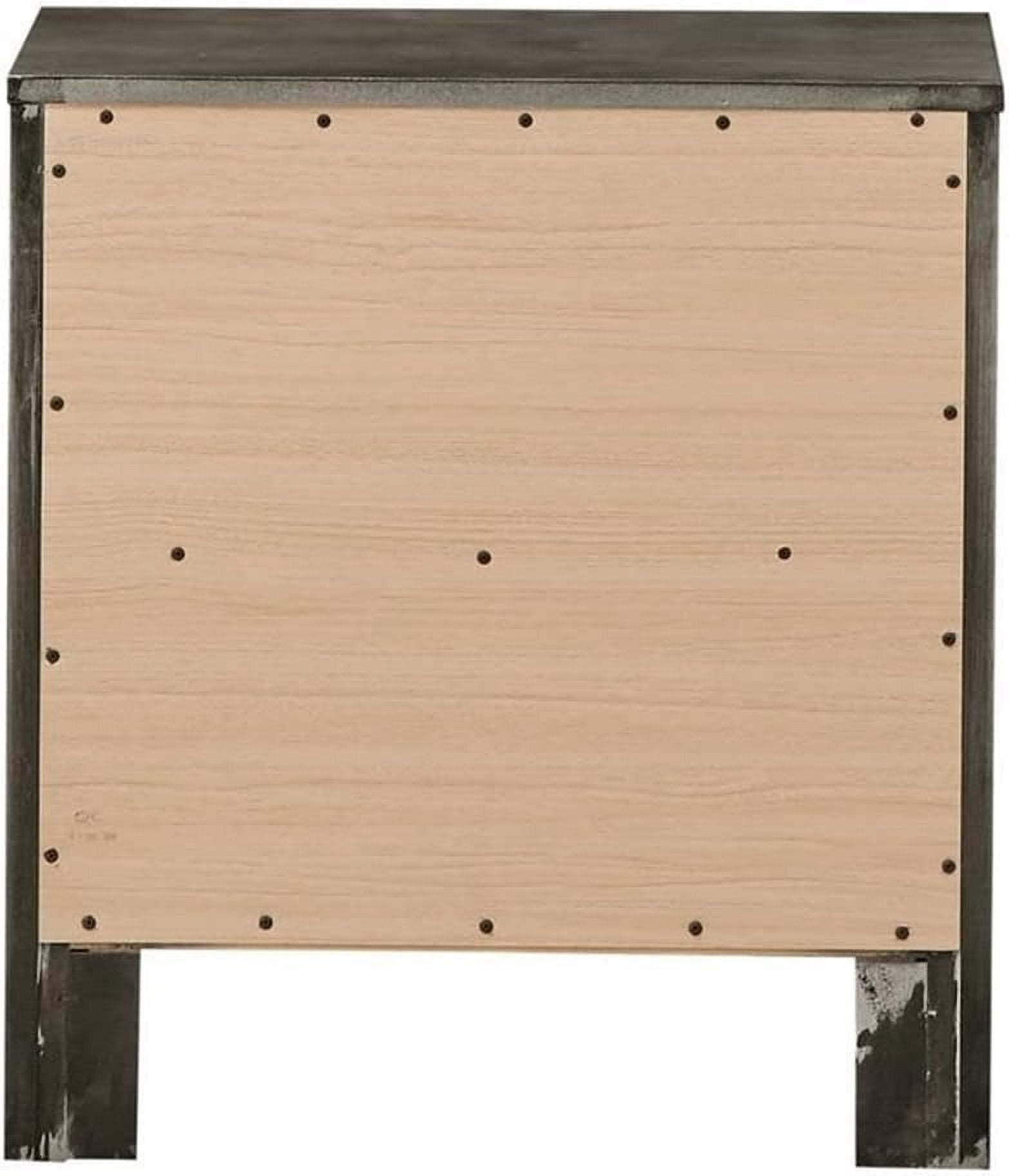 Glory Furniture Burlington Night Stand in Gray Color