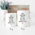 thumbnail image 4 of Boyfriend Valentines Day Gift, One Year s For Boyfriend, 1st Year One Year Holiday Boyfriend Birthday Christmas Gift Mugs, Ceramic Novelty Coffee Mug, Tea Cup, Gift Prese, 4 of 4
