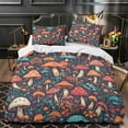 thumbnail image 3 of Magic Mushroom Pattern Duvet Cover Set Teen Adult Newly Design Bedroom Decor Bedspreads,Twin (68"x86"), 3 of 6