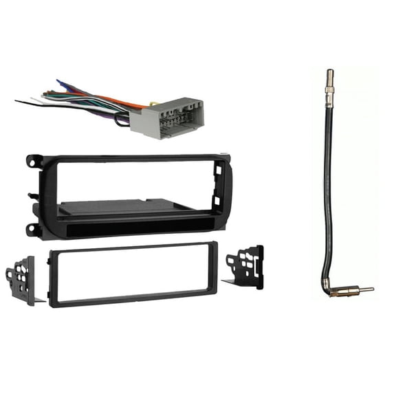 Fits Dodge Intrepid 2002-2004 Metra Single DIN Dash Kit with Harmony Radio Harness